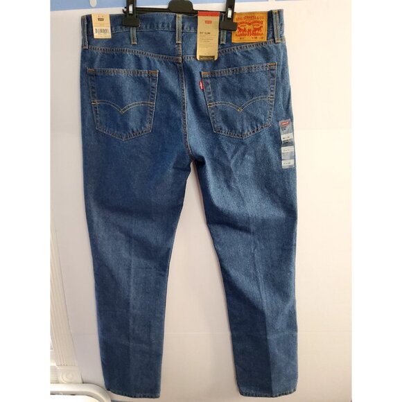 Livi's 511 Slim Fit Jeans New W/T  Blue Men's Size 38x32 MSRP 511-2417 - Picture 2 of 16